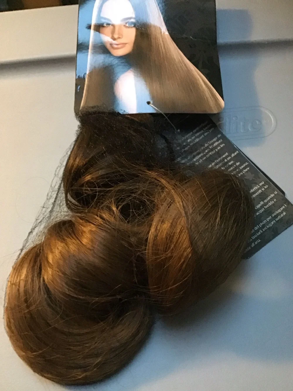 Brown with gold Women’s Hair halo style Extension - Unbranded